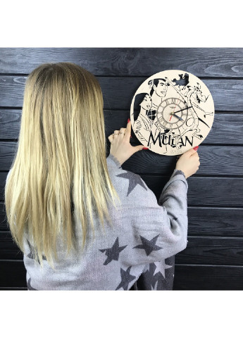 Безшумний настінний годинник в дитячу «Мулан» 7Arts (253566136)