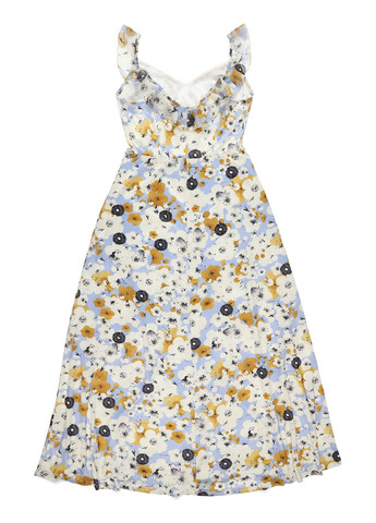 Блакитна кежуал сукня MINT&BERRY з квітковим принтом