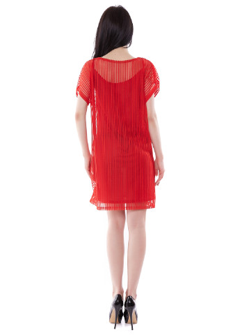 Красное кэжуал платье Vergans