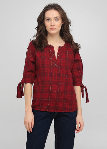 Бордовая летняя блуза Francesca's