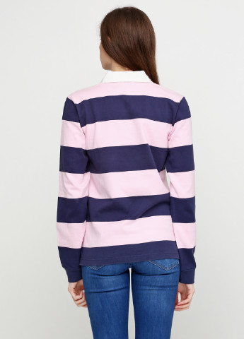 Цветная женская футболка-поло Ralph Lauren в полоску