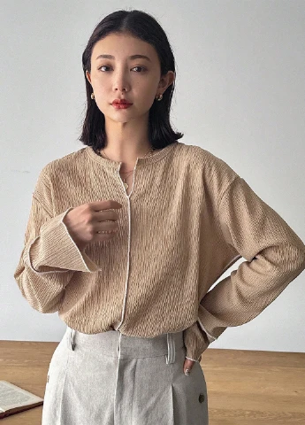 Бежева блуза SHEIN