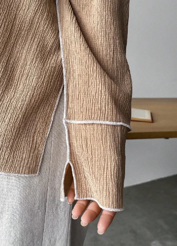 Бежева блуза SHEIN