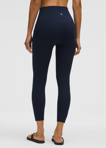 Темно-синие демисезонные леггинсы Lululemon Athletica