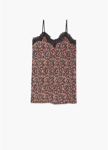 Черное кэжуал платье Mango