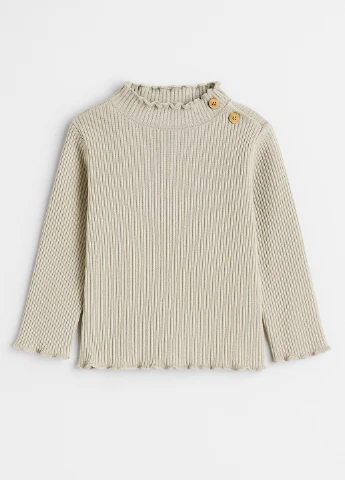 Сіро-бежевий демісезонний светр H&M
