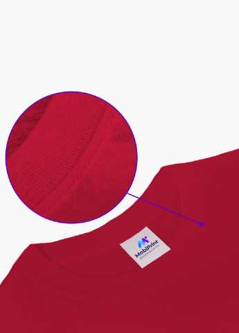 Красная демисезонная футболка детская роблокс (roblox)(9224-1708) MobiPrint