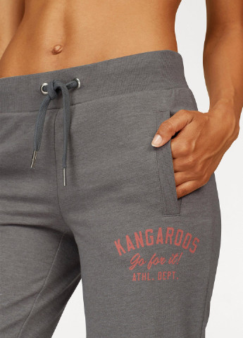 Серые спортивные демисезонные джоггеры брюки Kangaroos