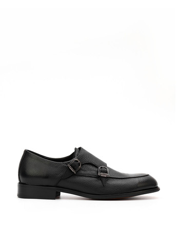 Кэжуал черные мужские туфли Respect с ремешком