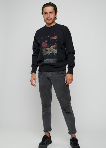 Черный свитшот мужской YAPPI (198688816)