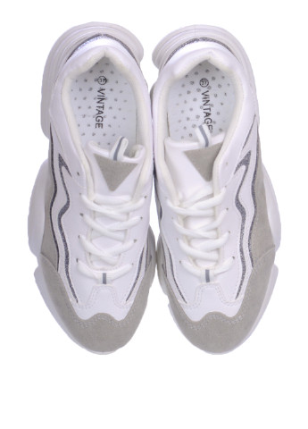Білі осінні кросівки Vintage