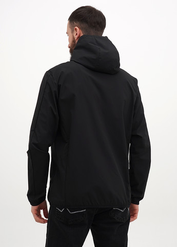 Черная демисезонная ветровка Emporio Armani EA7