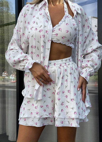 Костюм (топ, сорочка, шорти) NOVA VEGA (346420855)