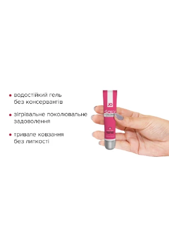 Возбуждающий гель для клитора SPICY WARMING (10 мл) разогревающий System JO (256537654)