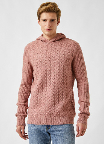 Светло-розовый демисезонный свитер KOTON