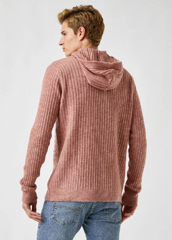 Светло-розовый демисезонный свитер KOTON