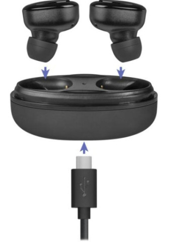 Навушники Twins 635 TWS Bluetooth Black (63635) Defender (207376661)