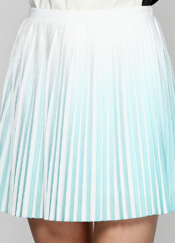 Голубая кэжуал однотонная юбка Mango