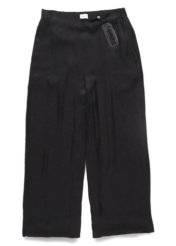 Черные кэжуал летние прямые, укороченные брюки Superdry