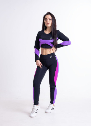 Лосини спортивні жіночі FitU volume violet (201209682)