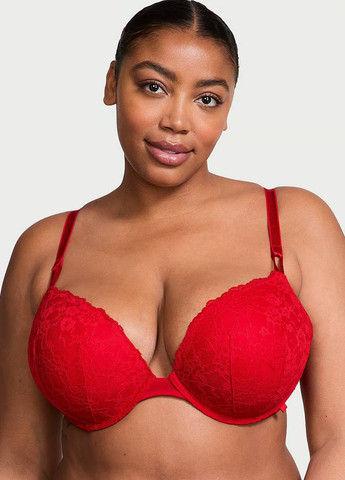 Красный демисезонный комплект (бюстгальтер, трусики) Victoria's Secret