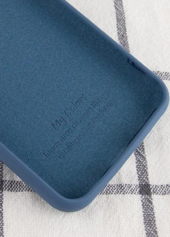 Чохол Silicone Cover My Color Full Protective (A) для Xiaomi Mi 10T Lite / Redmi Note 9 Pro 5G Синій / Navy blue Epik (237824567)