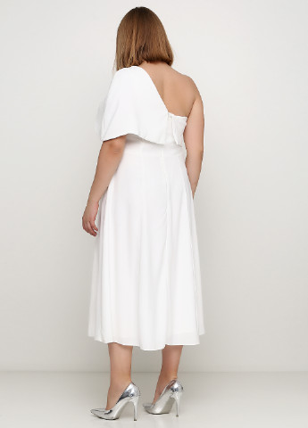 Білий коктейльна плаття, сукня кльош Asos однотонна