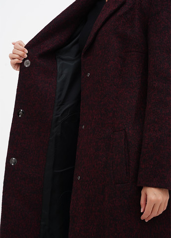 Бордове демісезонне Пальто однобортне Sassofono