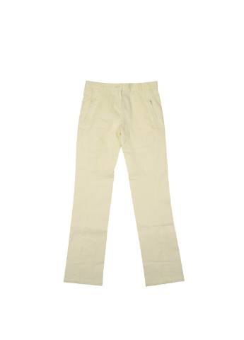 Белые кэжуал демисезонные брюки прямые Essentiel