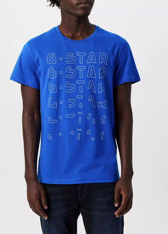 Синя футболка G-Star Raw