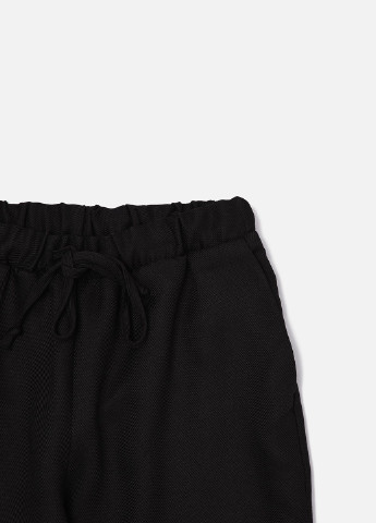 Черные кэжуал демисезонные джоггеры, укороченные брюки Trendyol