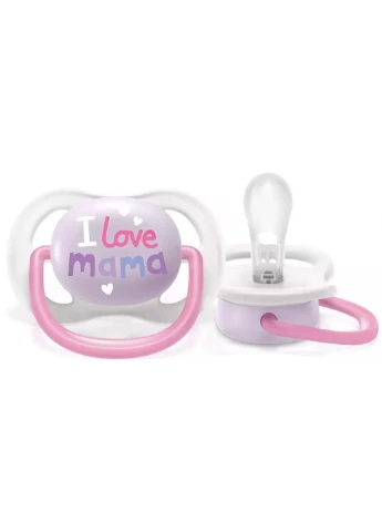 Пустушка Ultra Air I love... для дівчаток 0-6 міс. Philips Avent (252245719)