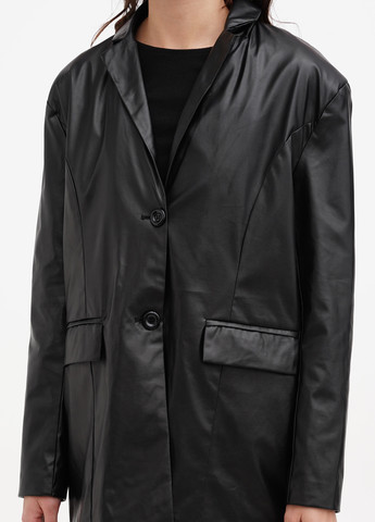 Черный женский жакет PrettyLittleThing однотонный - демисезонный