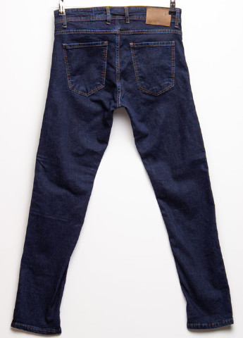 Темно-синие демисезонные зауженные джинсы CLUB JU