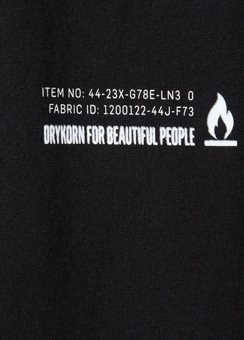 Черный свитшот Drykorn надпись без декора (332382359)