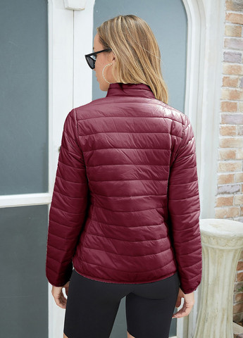 Бордова демісезонна куртка SHEIN