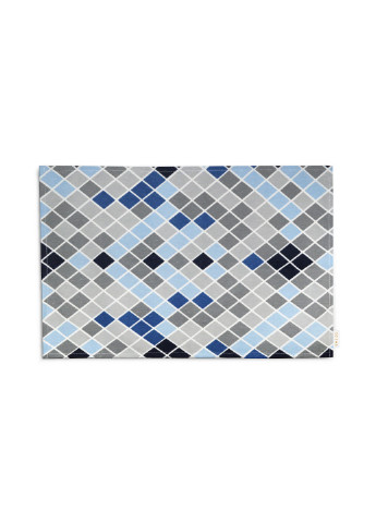 Набор сервировочных ковриков под тарелку 2 шт 30х42 см Rhomb Grey Blue (4822052071342) Cosas (252470927)