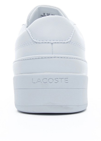 Белые демисезонные кроссовки Lacoste CHALLENGE