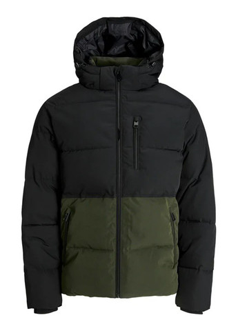 Темно-зелена демісезонна куртка Jack & Jones