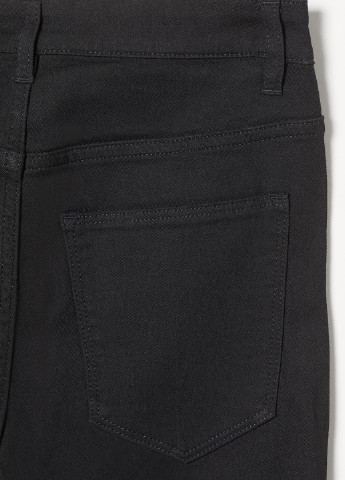 Джинси H&M скінні однотонні чорні джинсові бавовна
