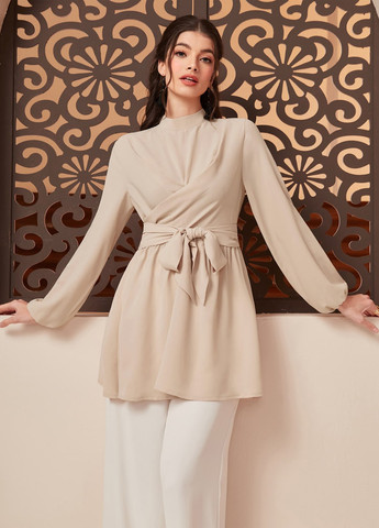 Світло-бежева блуза SHEIN