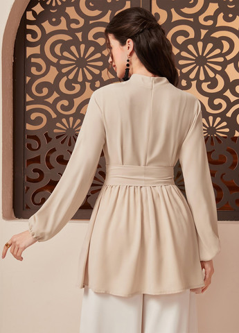 Світло-бежева блуза SHEIN