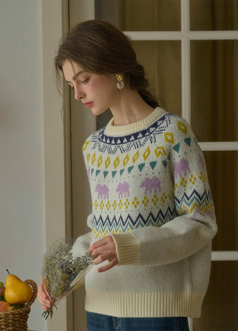 Бежевый демисезонный джемпер джемпер SHEIN