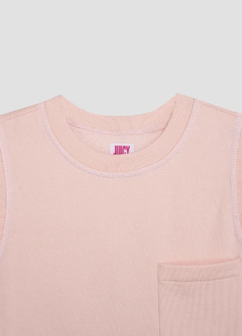 Світло-рожева кежуал сукня сукня-майка Juicy Couture з написами