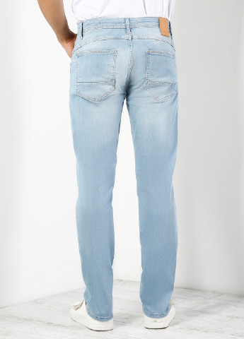Голубые демисезонные джинсы Colin's