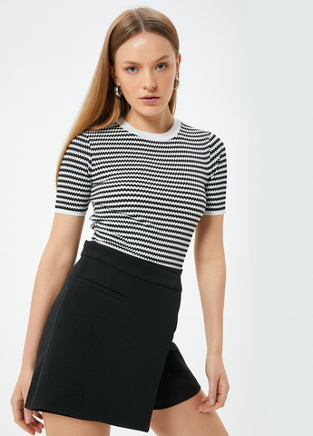 Чорно-білий літній джемпер джемпер KOTON