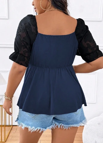 Комбінована блуза SHEIN