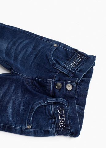 Темно-синие демисезонные зауженные джинсы Grace