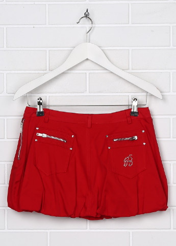 Красная с логотипом юбка Blumarine мини