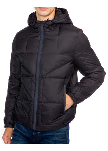 Чорна зимня чоловіча чорна куртка Antony Morato